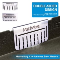 Blackstone Grease Gate for Blackstone Griddle Guard, Food Blocker Mesh Screen to