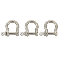 10 PCS O Shape Stainless Steel Anchor Shackle Outdoor Rope Paracord1358