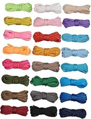 24 Pieces 10 Feet Paracord Cord 550 Multifunction Paracord Bracelet Rope