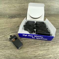 Champion Sports High Quality Whistles 1 Dozen Black Sports