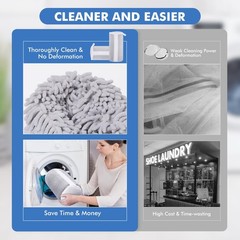 Teletrogy Shoe Laundry Bags for Washing Machine, Large Bag, Gray