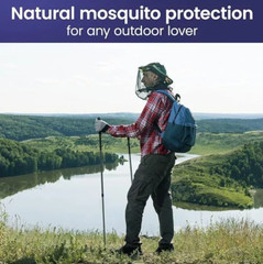 2Pcs Anti-Mosquito Bug Bee Insect Head Net Hat Cap Sun Protection Fishing Hiking
