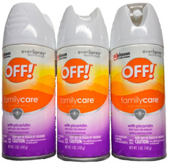 OFF! Family Care Insect Repellent – Picaridin Spray -NOT OIL OR GREASY 5 oz 3pk