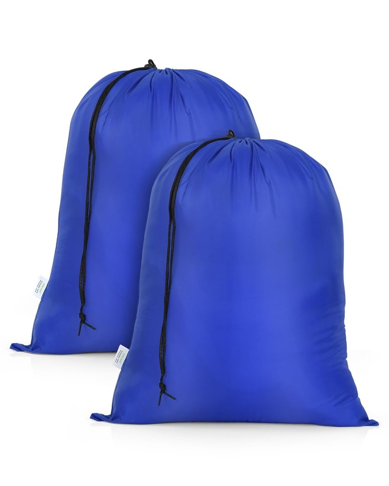 OTraki 2 Pack Small Laundry Bag 16×20 Inch Drawstring inch, Blue