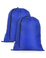 OTraki 2 Pack Small Laundry Bag 16×20 Inch Drawstring inch, Blue