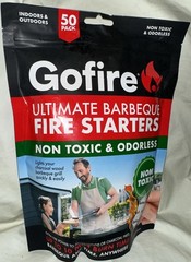 Go Fire Ultimate Barbecue Fire Starters 50 Pack