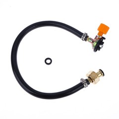 Gas Refill Adapter Leakproof Rubber Gas Refill Pipe Tube Cylinder Convertor
