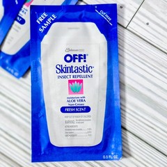 🦟 OFF! Skintastic Insect Repellent 6 Trial Pack Aloe Vera Moisturizing 0.5oz