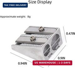 Magnesium Pencil Sharpener Manual Fire Starter Survival Kit Tool – Easily Ignite