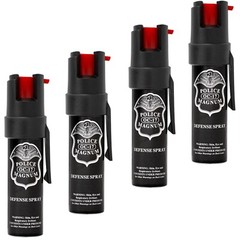 4 Police Magnum pepper spray .75oz pocket clip self defense security protection