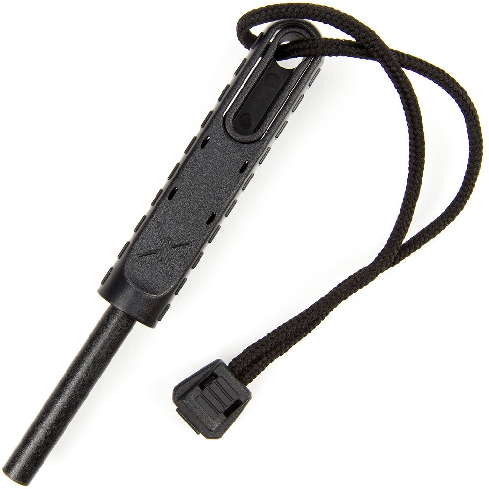 Exotac polySTRIKER XL Ultra-Light Ferrocerium Rod Firestarter – Black