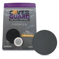 Waterproof CGM Overpatch for Freestyle Libre 3 | 25-Count | Full Coverage, Anti-