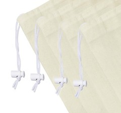 COTTON CRAFT Extra Large Laundry Bags -4 Pack Bag / 4 Pack, Beige