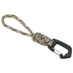 Badge Lanyard 4.7 Inch, Necklace Keychain Cord Metal Clasp Hook, Camo Apricot