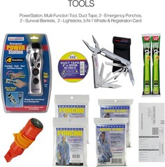 Ready America 72 Hour Deluxe Emergency Kit, 2-Person 3-Day Backpack, First Aid K