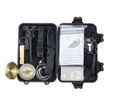 Survival Kit Emergency Tactical Defense Equipment Outdoor Camping Tools 11 in 1