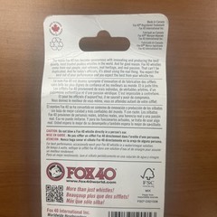 Fox 40 Classic CMG Whistle Official Coach Safety Alert Rescue