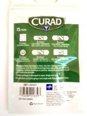 Set of 3 Curad Compact First Aid Portable Packs For Travel Size Hiking, original