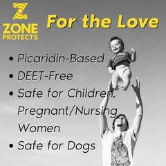 Zone Protects Unscented Picaridin Insect Repellent Refill, 8oz Twin Pack