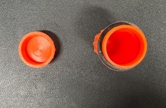 COLEMAN Plastic Waterproof Match Holder W/25 Matches Orange 2000015173