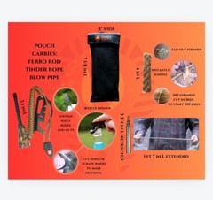 Wholesale, job lot liquidation sale| Ferro Rod Fire Starter| Waterproof Matches