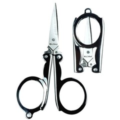 2 PCS Portable Small Folding Scissors Pocket Cutter for Travel Crafts Emergency