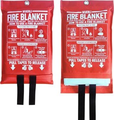 Fire Blanket For Home And Kitchen, 40″ X 40″, 2 Pack, Emergency Fire Blanket