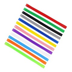 12 Pieces 5.5 Inch Rubber Bands Silicone Band Large Elastic Multicolor