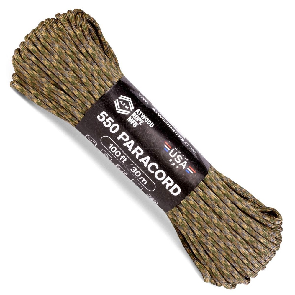 Multi Cam Paracord 550 7 Strand Core 100Ft Uv Resistant 5 32 Inch Diameter