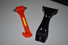 Lot of Two Car-Fire-Safety Emergency Hammer Window Breaker Seat Belt Cutter Tool