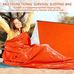 Emergency Survival Sleeping Bag, Ultralight Heat Resistant Cold Protection Rescue…