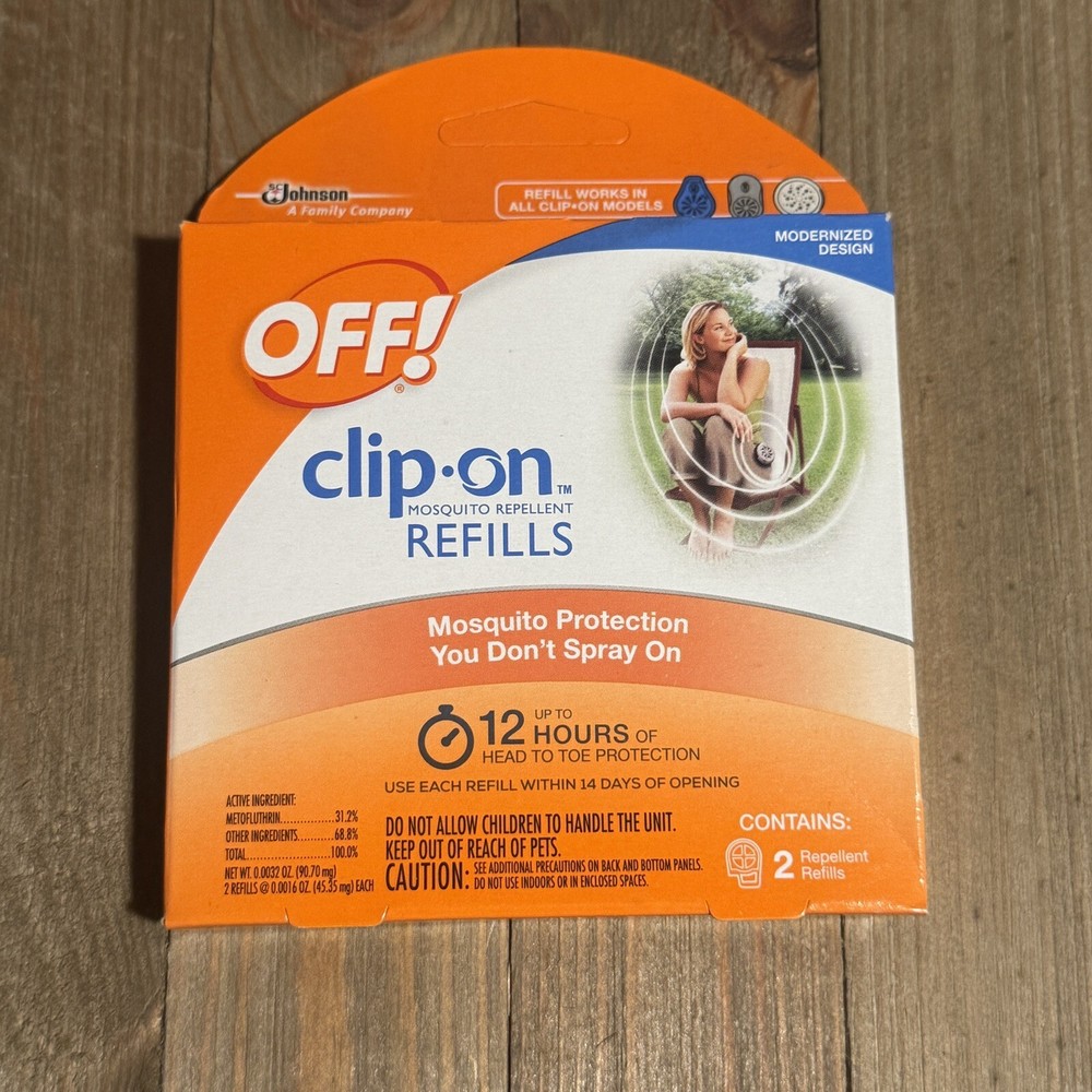 OFF! Clip On Mosquito Repellent Refills 2 Refills