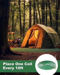 20 Coils Supreme Pro Mosquito Repellent Coils – Outdoor Use Reaches Up to 10 fts