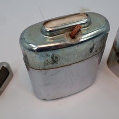 Jon-E Giant G.I. Hand Warmer Unisex OS Silver Chrome Vintage Aladdin Mfg Co