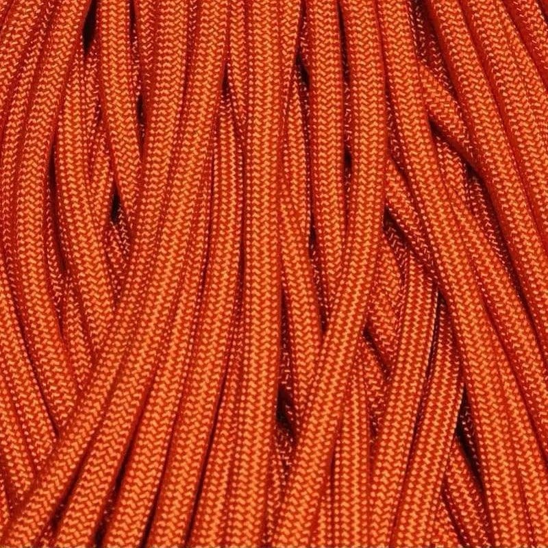 550 Paracord International Orange Made in the USA Nylon/Nylon (100 ft.)