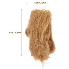 4pcs Natural Jute Fire Starters – Outdoor Fire Igniter for Camping Hiking Sur…