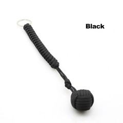 Paracord Monkey Fist Style Keychain Outdoor Hiking Accessory