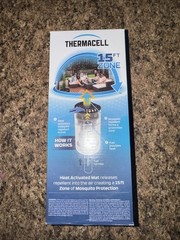 Thermacell Patio Shield Riverbed Mosquito Repeller – Scent & Flame Free – 15ft