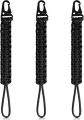Shappy 3 Pcs Paracord Keychain Weave 550 Paracord 9 Inch Tactical Lanyard Wallet