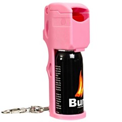 Pepper Spray for Women’s Self-Defense: 2-Pack BURN 1/2oz Pink Security Keychain