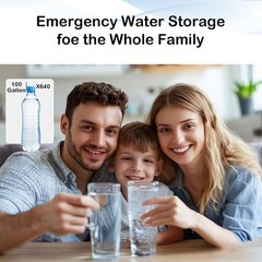 100Gallon Bathtub Bladder for Emergency Water Storage, BPA-Free Water Container