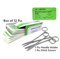 First Aid Suture Kit Training Sutures & Stainless Steel Instrument IFAK Supplies