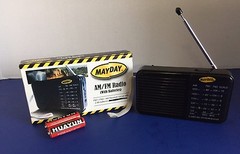 Radio am/fm with batteries earthquake survival emergency tactical Mayday prepper