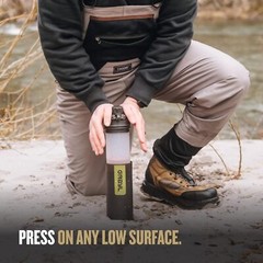 Grayl GeoPress Portable Water Purifier Bottle Outdoor Survival 24oz