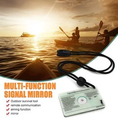 Small Mirror For Survival Mirror Signal Mirror Military Grade 2 X 3 Inch