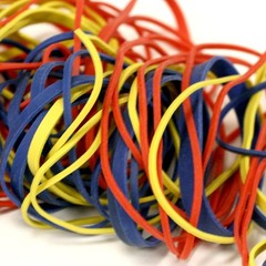 BAZIC Products Rubber Bands, Assorted Sizes, 2 oz 1-Pack,