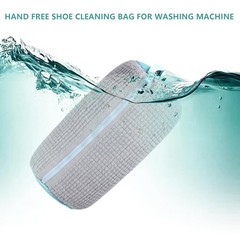 BCCSNNM 2 Pcs Shoe Washing Machine Bag,Laundry Bag for Large, grey-2pcs