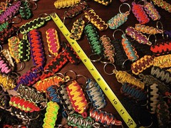 Paracord / Survival King Cobra Key Chain Lot of 5