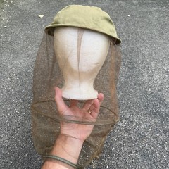 VIntage Military Hoop Mosquito Netting Hat Made Hong Kong
