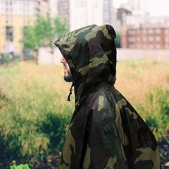 Hooded Rain Poncho Waterproof Raincoat Military Poncho for Outdoor Activities